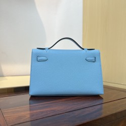 KL22 Velvet Green Kelly 1st Generation French Haas Leather Factory Epsom Original Palm Print Leather  