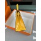 KL25 Amber Yellow Highlighting Nile Crocodile Skin Kelly 25cm KL25 Amber Yellow Highlighting Nile Crocodile Skin Kelly 25cm