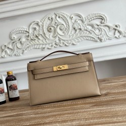 Kelly imported Epsom leather semi handmade hand sewn wax thread