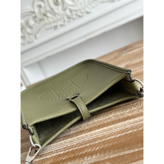 Mini Eveline~Eveline semi handmade+wax thread self matching shoulder strap+TC cowhide Mini Eveline~Eveline semi handmade+wax thread self matching shoulder strap+TC cowhide