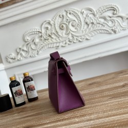 Kelly imported Epsom leather semi handmade hand sewn wax thread