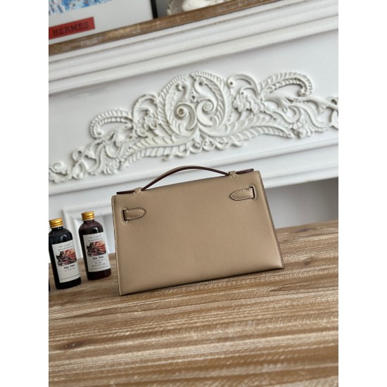 Kelly imported Epsom leather semi handmade hand sewn wax thread Kelly imported Epsom leather semi handmade hand sewn wax thread