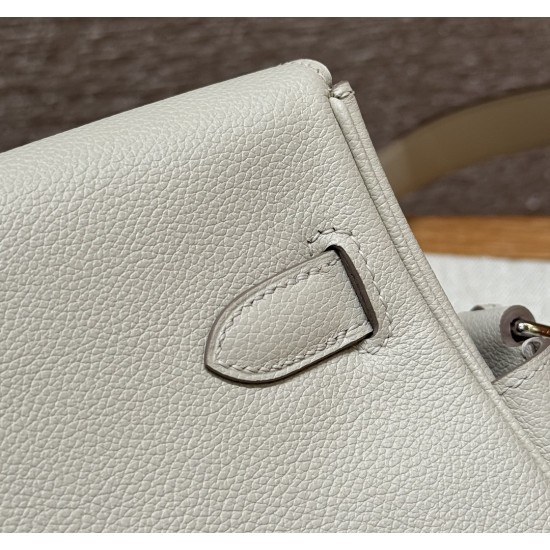 Men's Kelly messenger bag 25cm imported Evercolor leather from the factory Men's Kelly messenger bag 25cm imported Evercolor leather from the factory