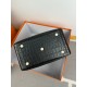 Lindy26 crocodile skin black