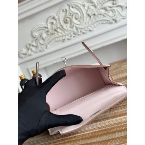 Kelly imported Epsom leather semi handmade hand sewn wax thread Kelly imported Epsom leather semi handmade hand sewn wax thread