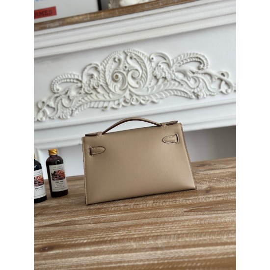 Kelly imported Epsom leather semi handmade hand sewn wax thread Kelly imported Epsom leather semi handmade hand sewn wax thread