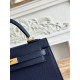 Kelly imported Epsom leather semi handmade hand sewn wax thread Kelly imported Epsom leather semi handmade hand sewn wax thread