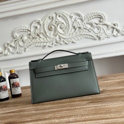 Kelly imported Epsom leather semi handmade hand sewn wax thread