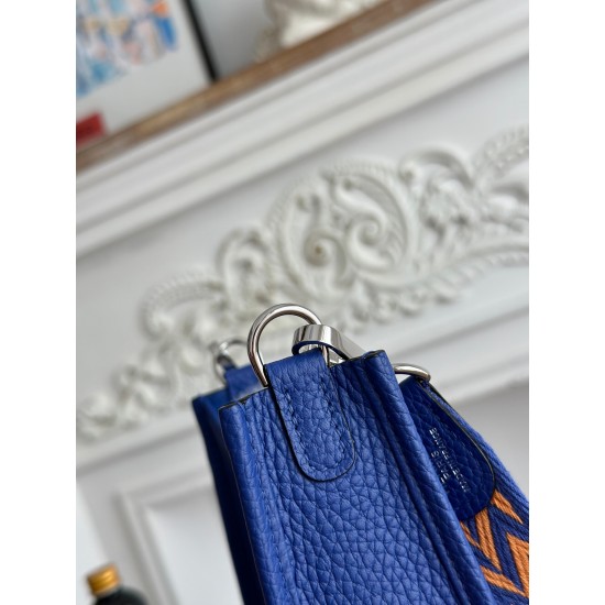 Mini Eveline~Eveline semi handmade+wax thread self matching shoulder strap+TC cowhide Mini Eveline~Eveline semi handmade+wax thread self matching shoulder strap+TC cowhide