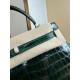 KL28 High Light Nile Crocodile Skin Kelly 28cm