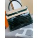 KL28 High Light Nile Crocodile Skin Kelly 28cm