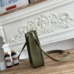 Mini Eveline~Eveline semi handmade+wax thread self matching shoulder strap+TC cowhide