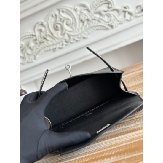 Kelly imported Epsom leather semi handmade hand sewn wax thread Kelly imported Epsom leather semi handmade hand sewn wax thread