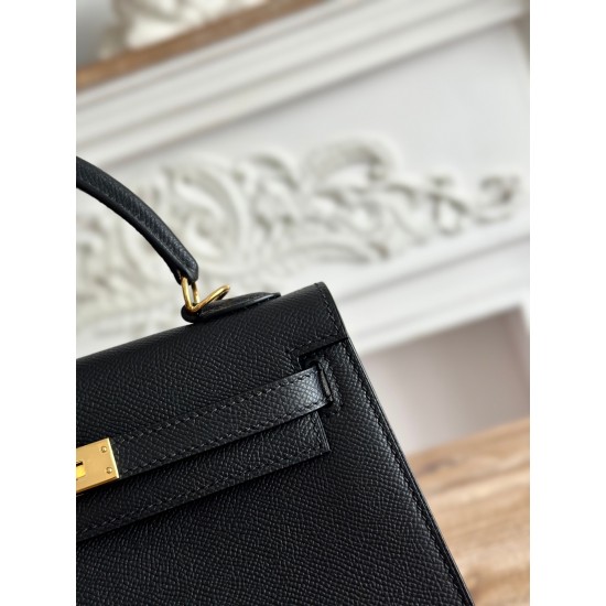 Kelly imported Epsom leather semi handmade hand sewn wax thread Kelly imported Epsom leather semi handmade hand sewn wax thread