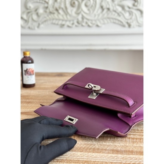 Kelly imported Epsom leather semi handmade hand sewn wax thread Kelly imported Epsom leather semi handmade hand sewn wax thread