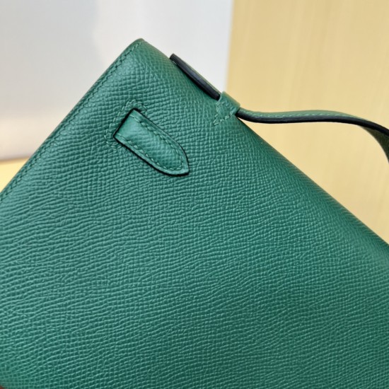 KL22 Velvet Green Kelly 1st Generation French Haas Leather Factory Epsom Original Palm Print Leather KL22 Velvet Green Kelly 1st Generation French Haas Leather Factory Epsom Original Palm Print Leather