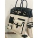 Swift Leather Black Birkin HAC 40cm Cargo Canvas Series Swift Leather Black Birkin HAC 40cm Cargo Canvas Series