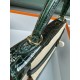 KL25 Amber Yellow Highlighting Nile Crocodile Skin Kelly 25cm