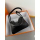 Lindy26 crocodile skin black