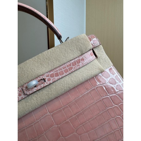 KL28 High Light Nile Crocodile Skin Kelly 28cm