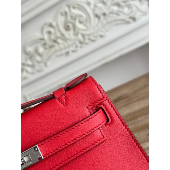 Kelly imported Epsom leather semi handmade hand sewn wax thread