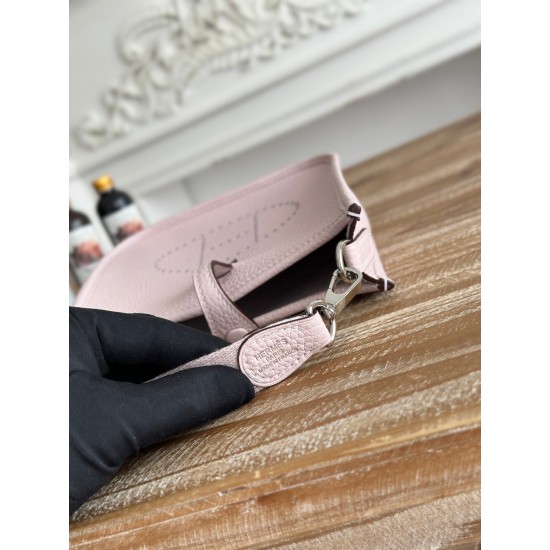 Mini Eveline~Eveline semi handmade+wax thread self matching shoulder strap+TC cowhide Mini Eveline~Eveline semi handmade+wax thread self matching shoulder strap+TC cowhide