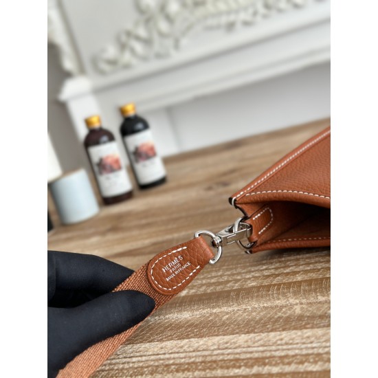 Mini Eveline~Eveline semi handmade+wax thread self matching shoulder strap+TC cowhide Mini Eveline~Eveline semi handmade+wax thread self matching shoulder strap+TC cowhide
