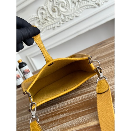 Mini Eveline~Eveline semi handmade+wax thread self matching shoulder strap+TC cowhide Mini Eveline~Eveline semi handmade+wax thread self matching shoulder strap+TC cowhide