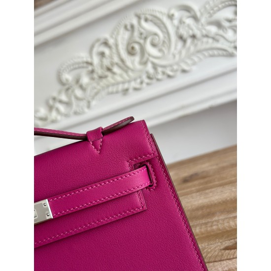 Kelly imported Epsom leather semi handmade hand sewn wax thread Kelly imported Epsom leather semi handmade hand sewn wax thread