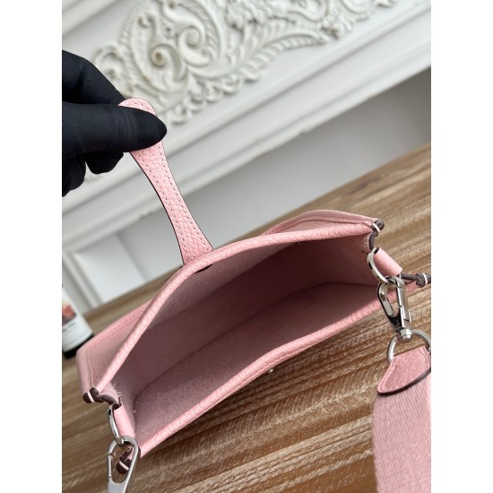 Mini Eveline~Eveline semi handmade+wax thread self matching shoulder strap+TC cowhide Mini Eveline~Eveline semi handmade+wax thread self matching shoulder strap+TC cowhide