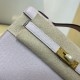 Kelly imported Epsom leather semi handmade hand sewn wax thread