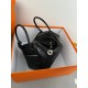 Lindy26 crocodile skin black