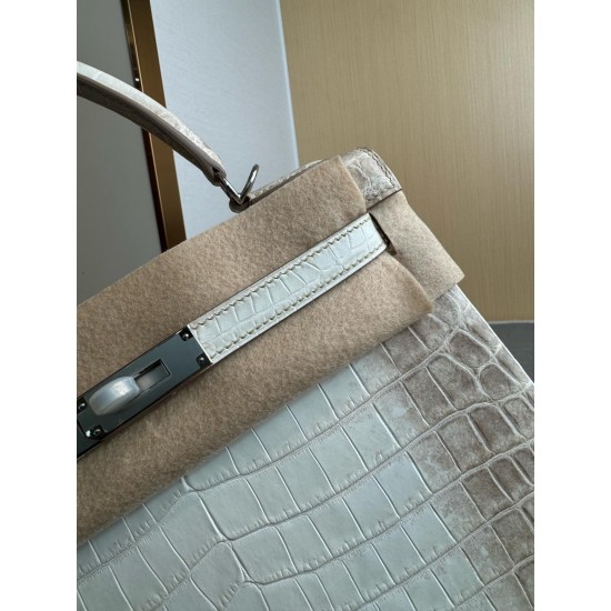 KL28 High Light Nile Crocodile Skin Kelly 28cm