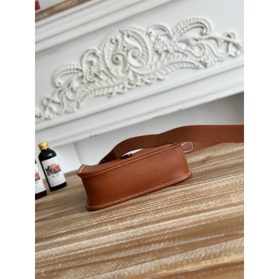Mini Eveline~Eveline semi handmade+wax thread self matching shoulder strap+TC cowhide Mini Eveline~Eveline semi handmade+wax thread self matching shoulder strap+TC cowhide