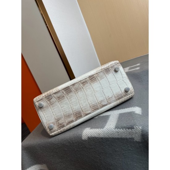 KL28 High Light Nile Crocodile Skin Kelly 28cm