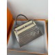 KL25 Amber Yellow Highlighting Nile Crocodile Skin Kelly 25cm