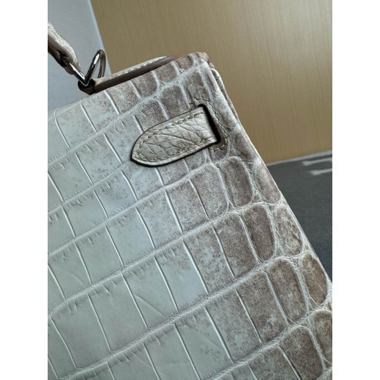 KL28 High Light Nile Crocodile Skin Kelly 28cm