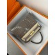 KL25 Amber Yellow Highlighting Nile Crocodile Skin Kelly 25cm