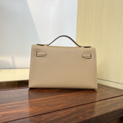 Kelly imported Epsom leather semi handmade hand sewn wax thread