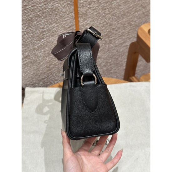 Men's Kelly messenger bag 25cm imported Evercolor leather from the factory Men's Kelly messenger bag 25cm imported Evercolor leather from the factory