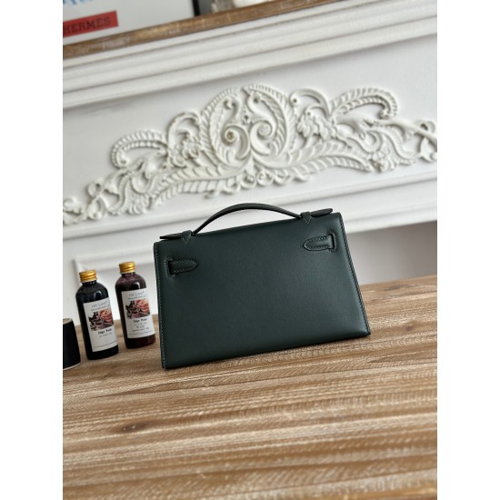 Kelly imported Epsom leather semi handmade hand sewn wax thread Kelly imported Epsom leather semi handmade hand sewn wax thread