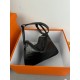 Lindy26 crocodile skin black