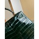 KL28 High Light Nile Crocodile Skin Kelly 28cm