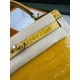 KL25 Amber Yellow Highlighting Nile Crocodile Skin Kelly 25cm KL25 Amber Yellow Highlighting Nile Crocodile Skin Kelly 25cm