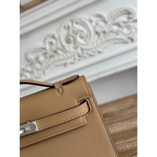 Kelly imported Epsom leather semi handmade hand sewn wax thread Kelly imported Epsom leather semi handmade hand sewn wax thread