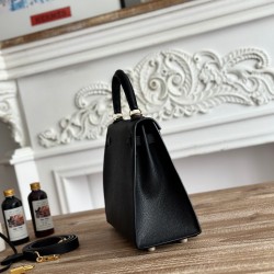 Kelly imported Epsom leather semi handmade hand sewn wax thread