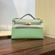 Kelly imported Epsom leather semi handmade hand sewn wax thread