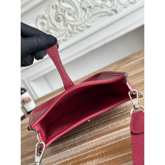 Mini Eveline~Eveline semi handmade+wax thread self matching shoulder strap+TC cowhide Mini Eveline~Eveline semi handmade+wax thread self matching shoulder strap+TC cowhide