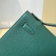 Kelly imported Epsom leather semi handmade hand sewn wax thread Kelly imported Epsom leather semi handmade hand sewn wax thread
