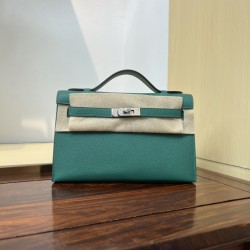 Kelly imported Epsom leather semi handmade hand sewn wax thread